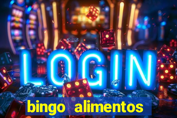 bingo alimentos para imprimir